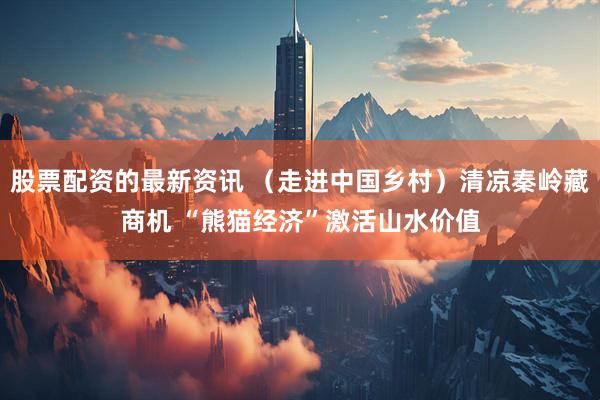股票配资的最新资讯 （走进中国乡村）清凉秦岭藏商机 “熊猫经济”激活山水价值