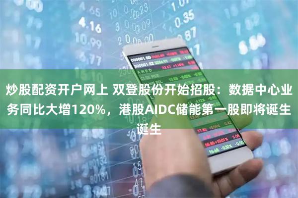 炒股配资开户网上 双登股份开始招股：数据中心业务同比大增120%，港股AIDC储能第一股即将诞生